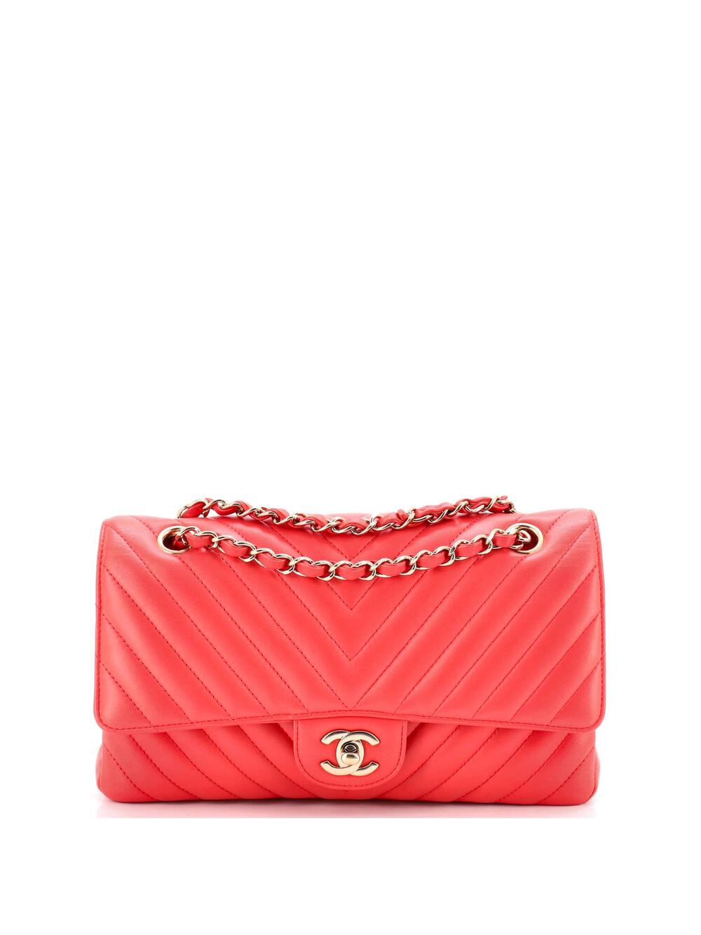 Chanel Classic Double Flap Bag Chevron #301778C47B